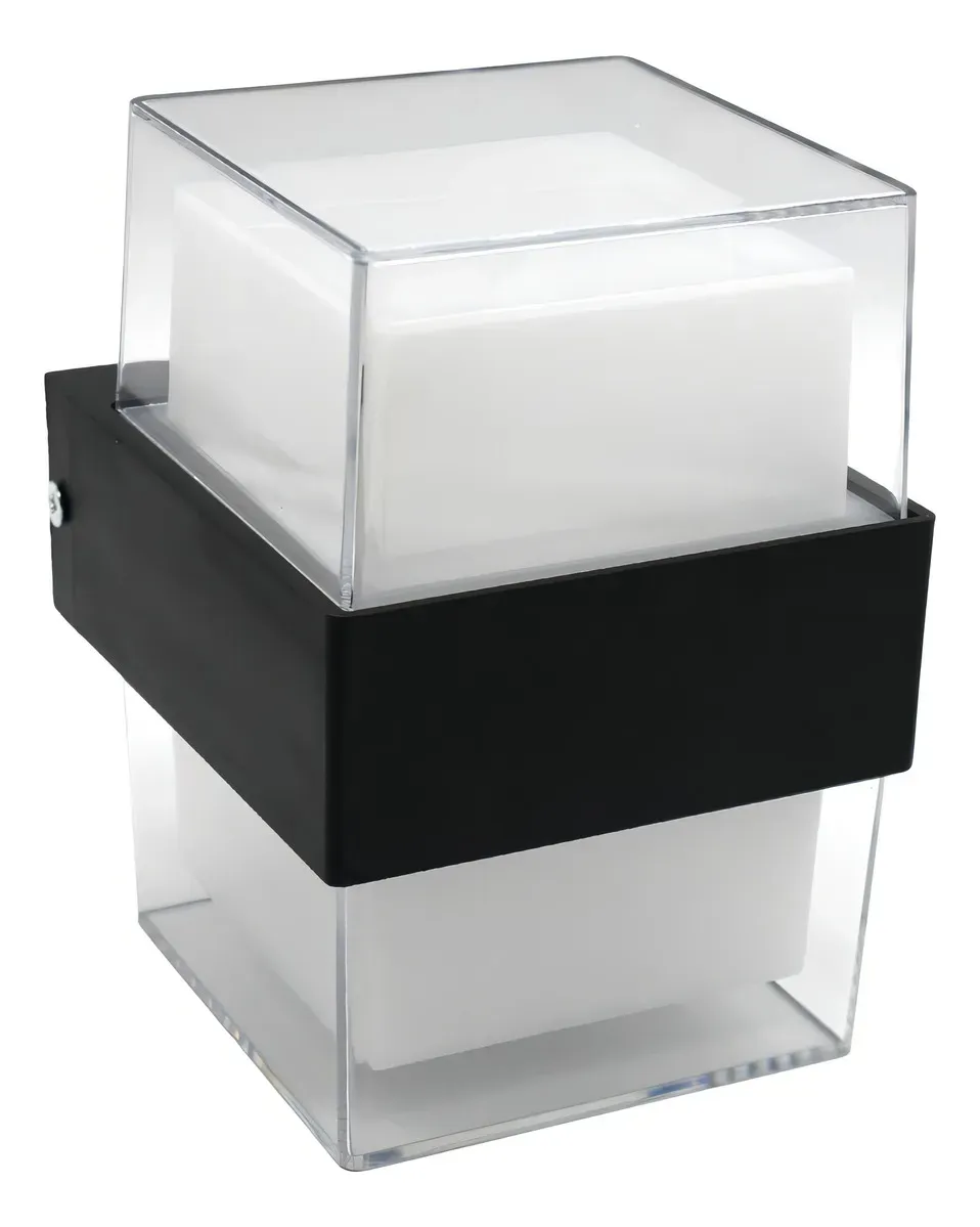 Arbotante Pared Cubo Calido 18W Wanergy