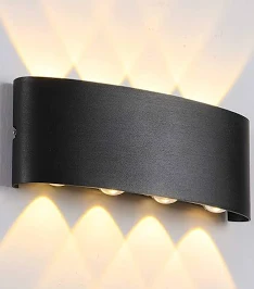 Arbotante Pared 4 Luces Calido 16W Exterior Wanergy