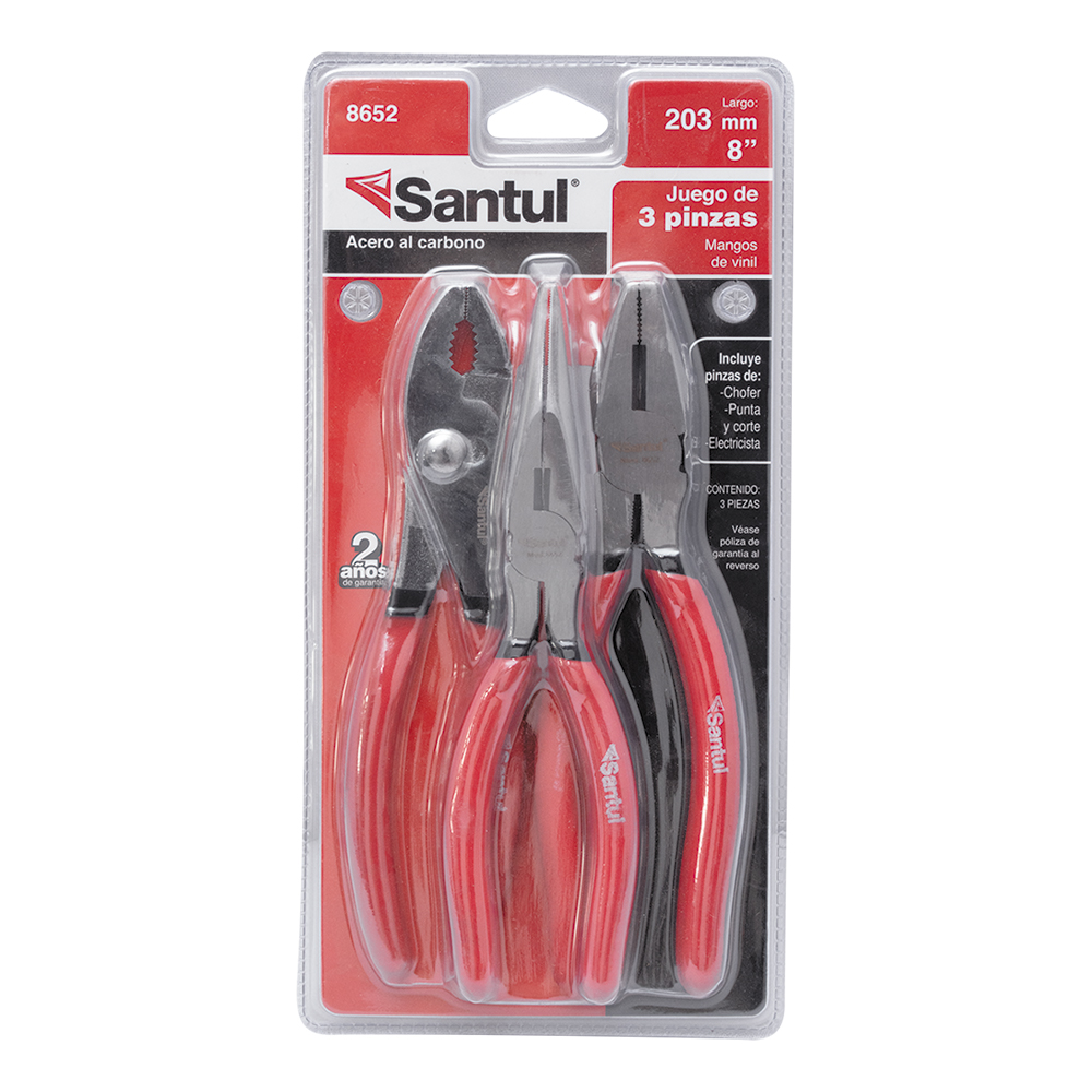 Pinza Juego Clasicas 3 Pz