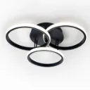 Lampara Plafon 3 Aros Negro 3 Temperaturas 72W Wanergy
