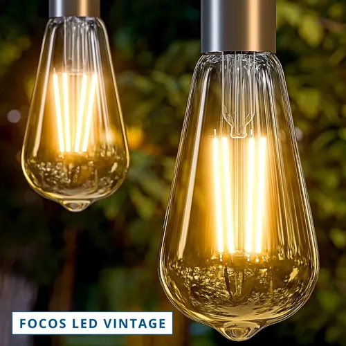 [40938] Foco Edison Led 10W ST64 E26 Vintage Cod. 122101