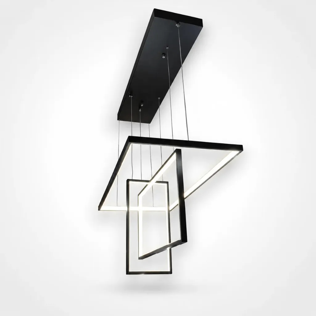 [61016] Lampara Colgante 3 Rectangulos 3 Temperaturas Wanergy