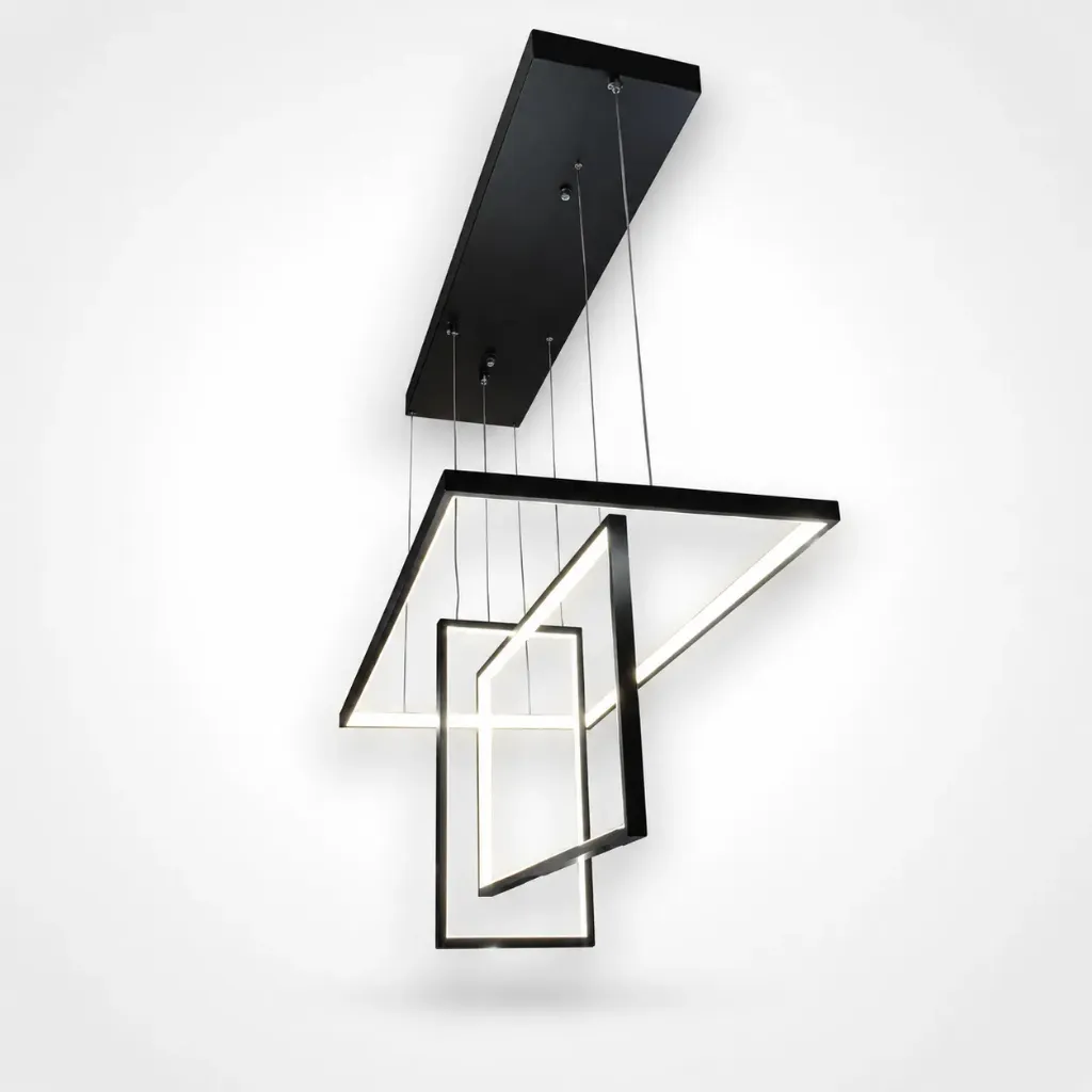 [61016] Lampara Colgante 3 Rectangulos 3 Temperaturas Wanergy