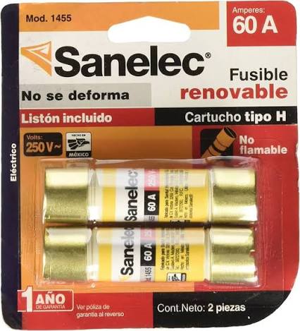 Fusible 60A 2Pz Sanelec