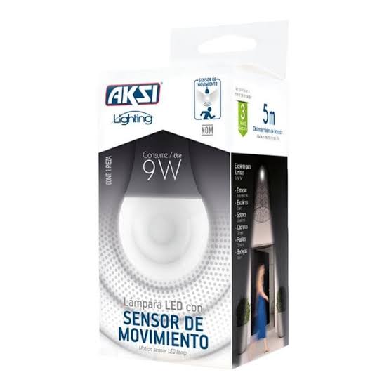 Foco con Sensor de Movimiento 9w