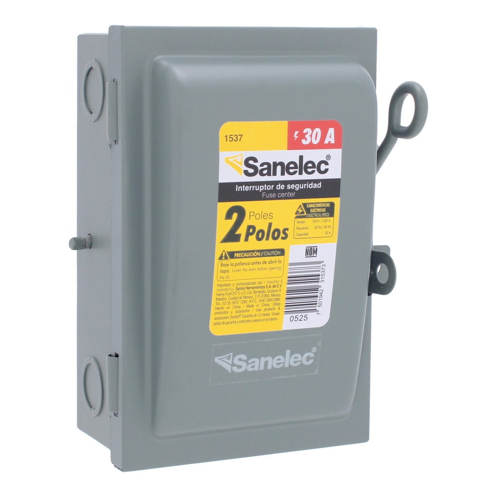 Switch Interruptor 2X30A Sanelec