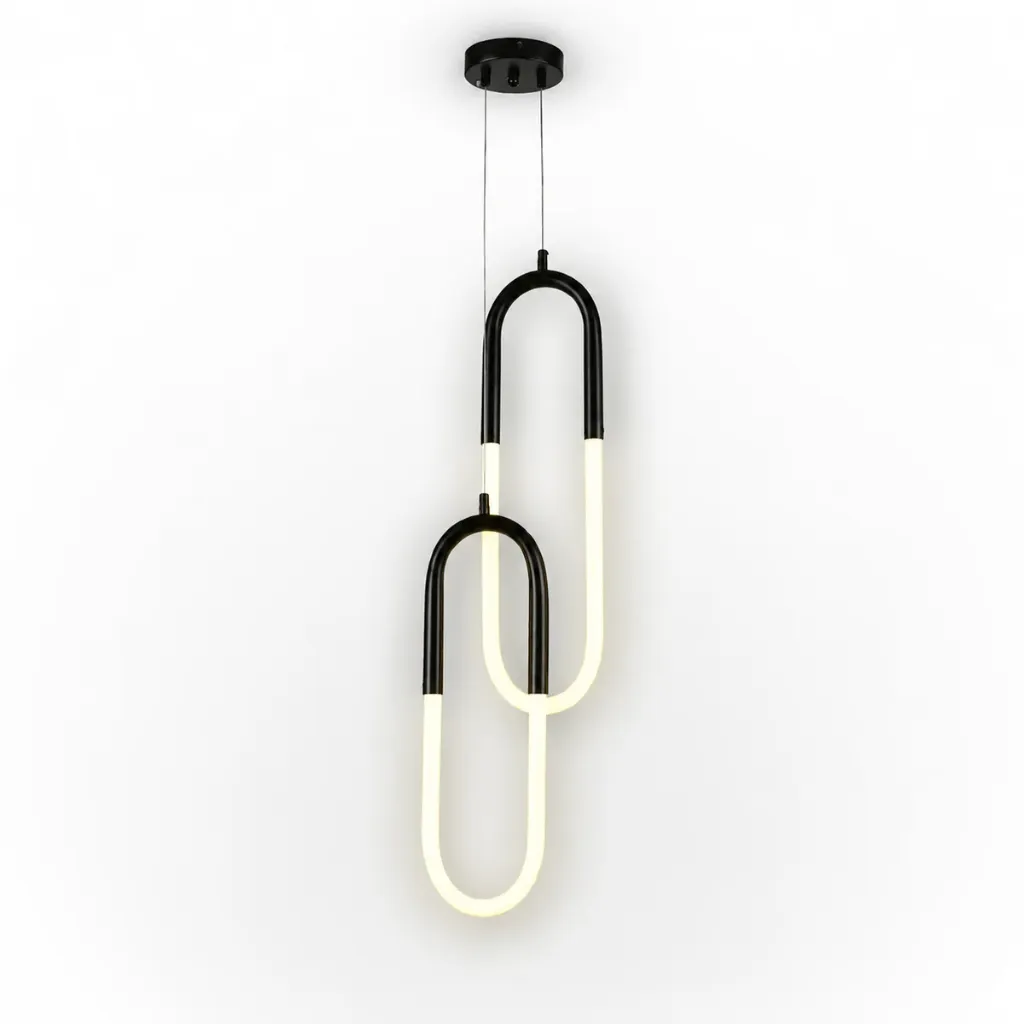 [61106] Lampara Colgante 2 U Acrilico 3 Tonos de Luz Wanergy