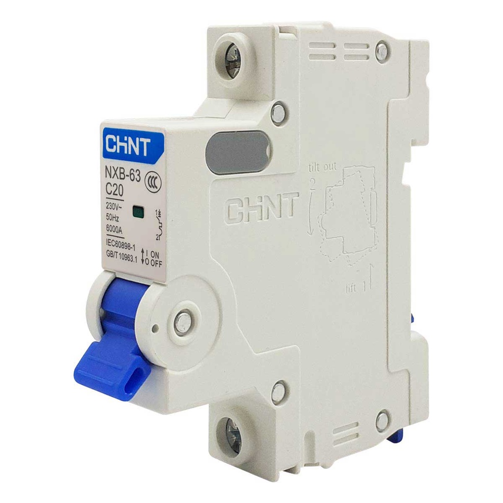Pastilla 1X20amp Riel Din